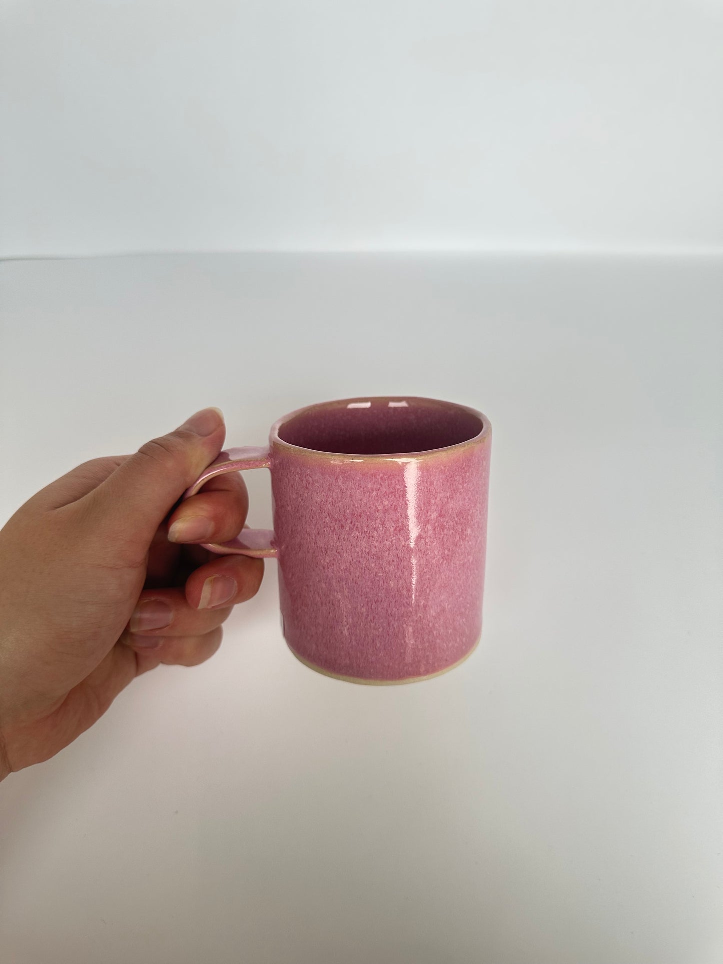 Pink kop med hank
