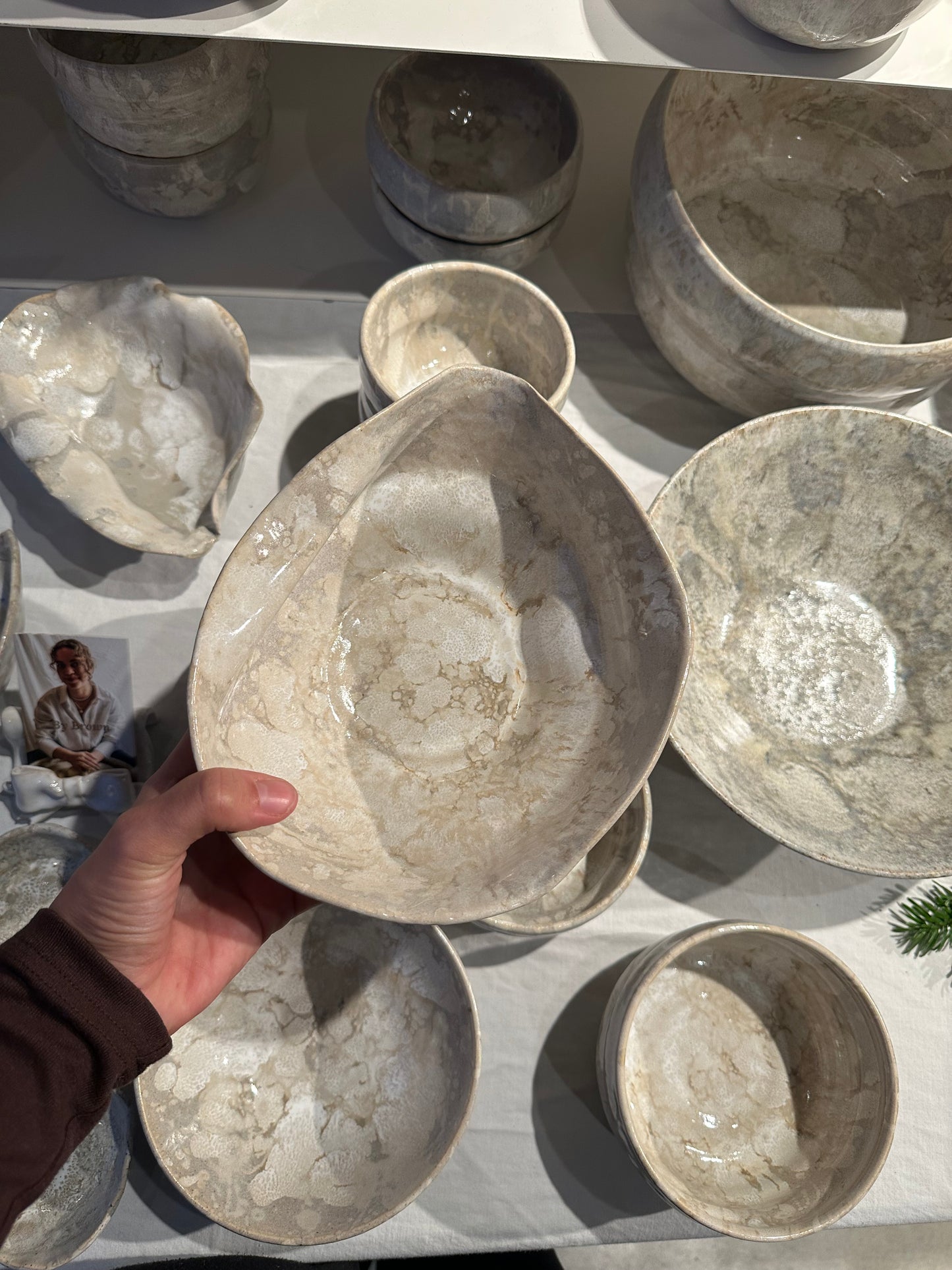 Musling måne skål stor