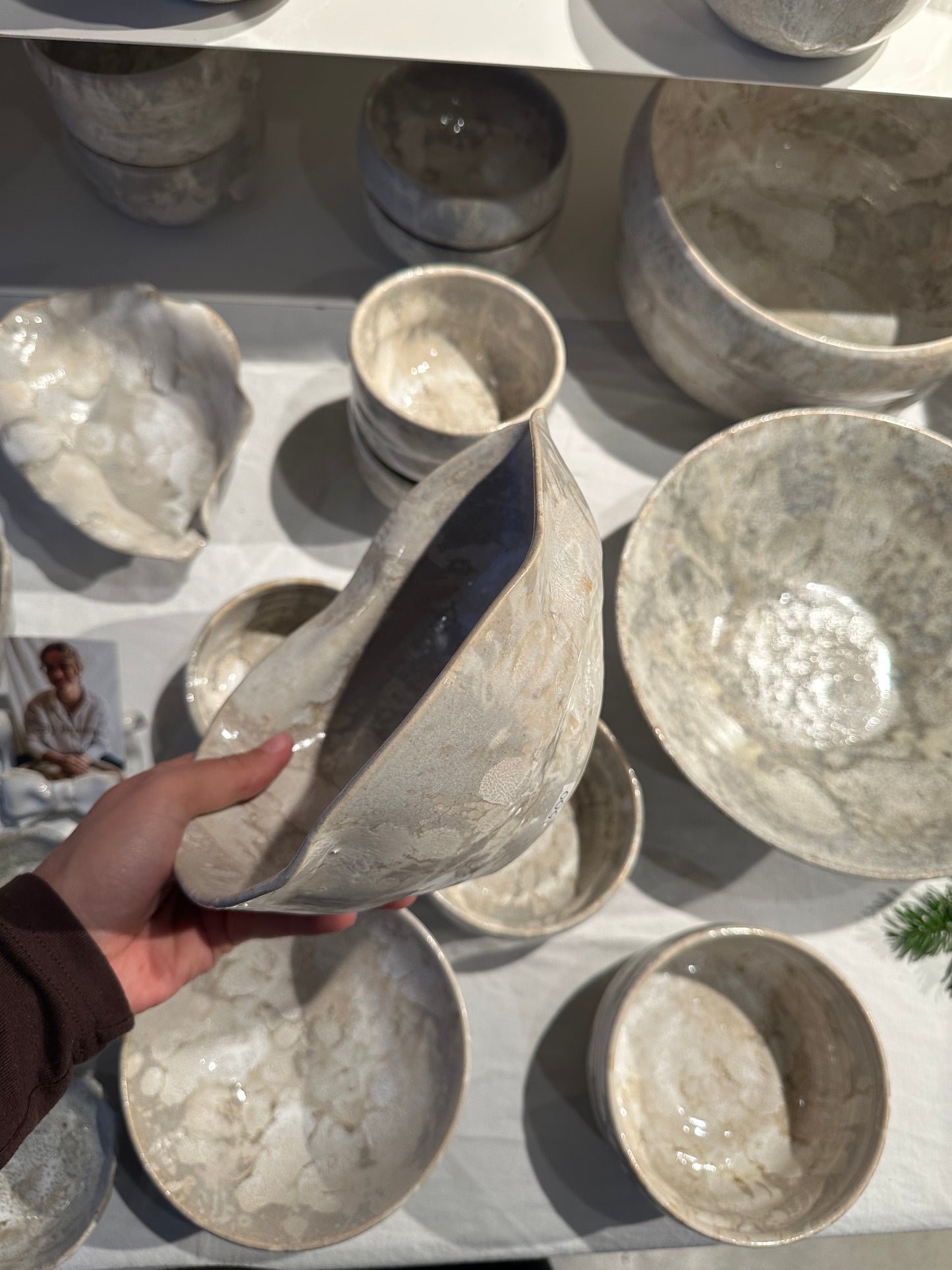 Musling måne skål stor