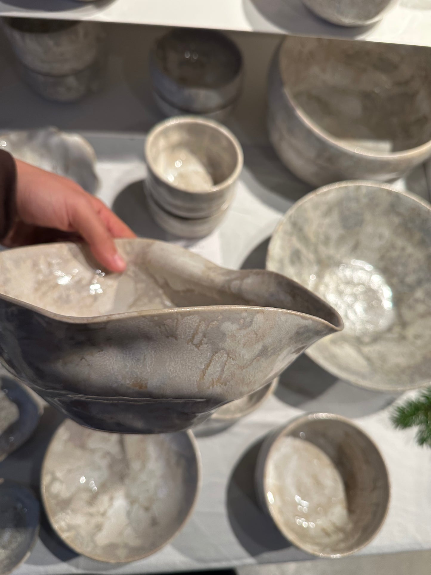 Musling måne skål stor